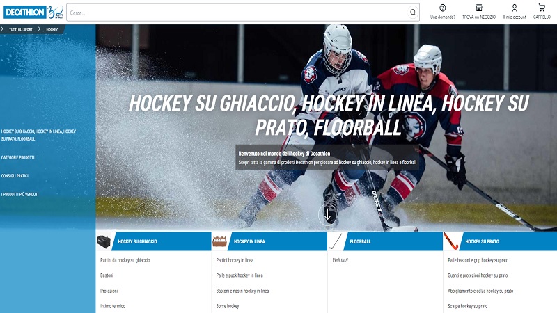 UFFICIALIZZATA LA PARTNERSHIP TRA DECATHLON ITALIA E LA FEDERAZIONE ITALIANA HOCKEY