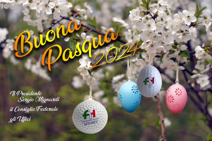 BUONA PASQUA DALLA FEDERAZIONE ITALIANA HOCKEY