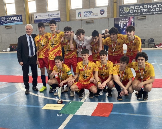 #U18M/CSP SAN GIORGIO È CAMPIONE D’ITALIA UNDER U18M INDOOR 2023/24