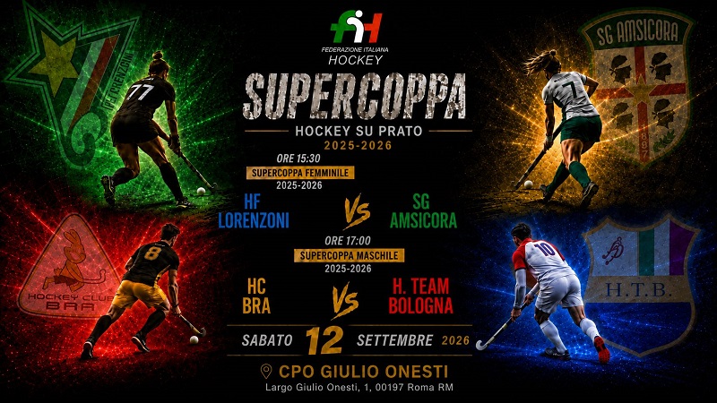 A ROMA IL MEGLIO DEL MEGLIO: SABATO 12 SI GIOCA LA #SUPERCOPPA