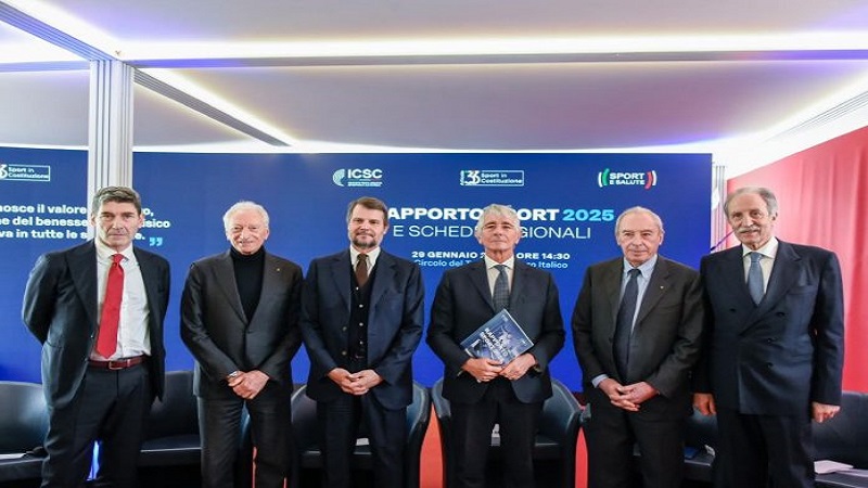 RAPPORTO SPORT 2025, UN SETTORE CHE VALE L’1,5% DEL PIL. FEDERHOCKEY PRESENTE
