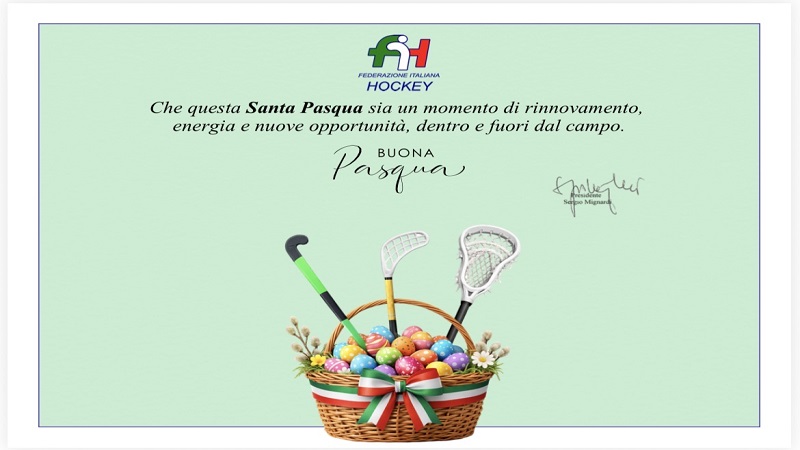 BUONA PASQUA DALLA FEDERAZIONE ITALIANA HOCKEY