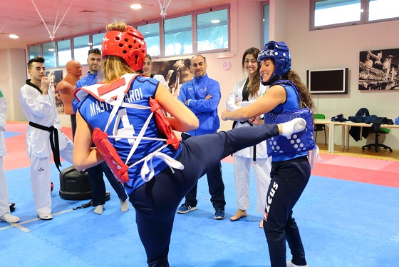 Quando gli sport si incontrano: le Azzurre dell’Hockey Prato e i nazionali del Taekwondo
