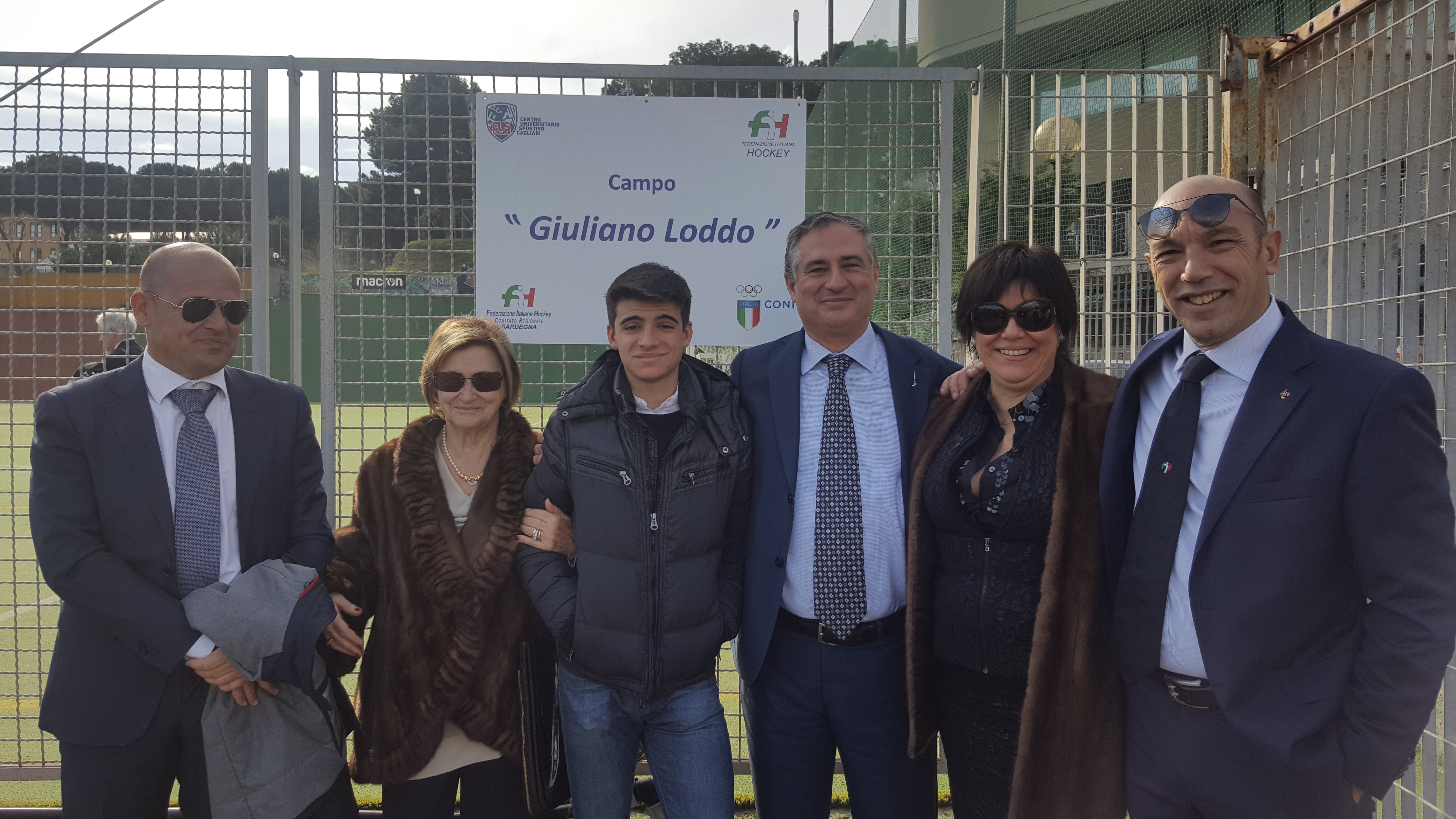 Cagliari, il Presidente Mignardi omaggia Giuliano Loddo e l’hockey sardo