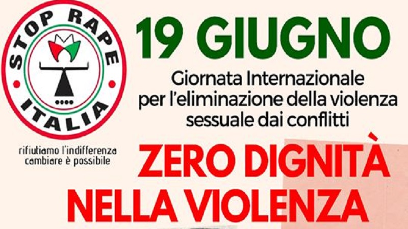 #19GIUGNO: ANCHE OGGI LA FIH E' AL FIANCO DI STOP RAPE ITALIA