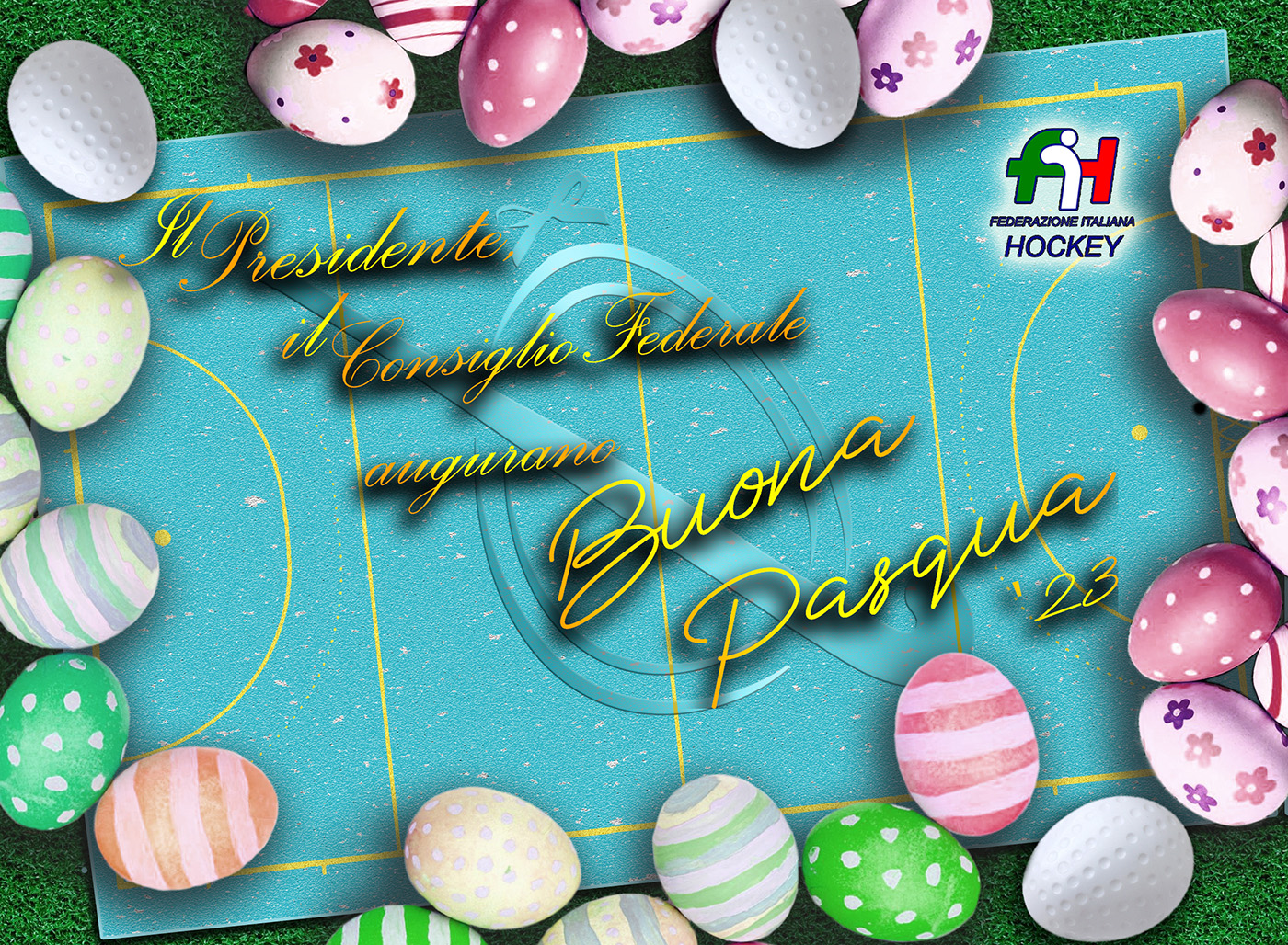 BUONA PASQUA DALLA FEDERAZIONE ITALIANA HOCKEY