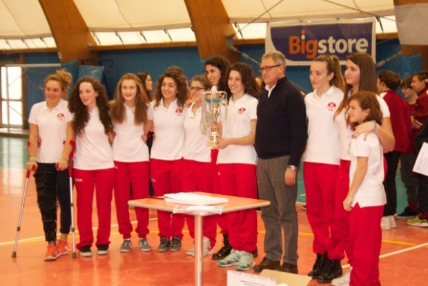 Hockey Indoor U16F/L’USD Moncalvese è campione d’Italia 2014/15
