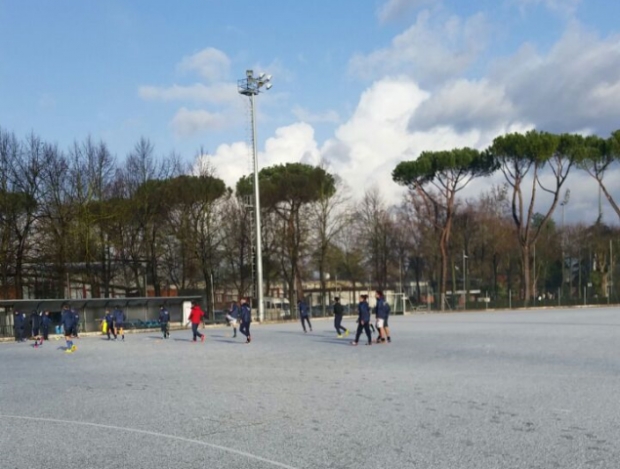 Grandine su Roma, ma oggi pomeriggio (16:30) Italia-Francia si gioca