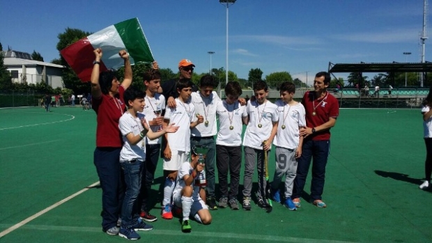 U14 maschile/La Lazio Hockey Giovani è campione d'Italia 2014/15