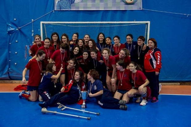 Indoor/HC Bra e Hockey Cernusco campioni d'Italia Under 21, maschile  femminile